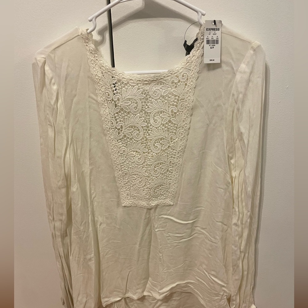 Express long sleeve shirt, size S, NWT